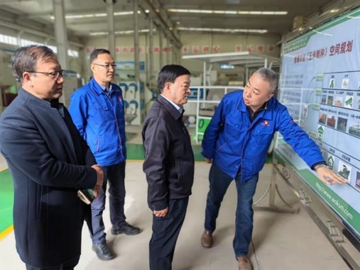 敦煌種業(yè)黨委書記、董事長(zhǎng)劉興斌等到奧凱種機(jī)、慶和農(nóng)業(yè)公司洽談交流