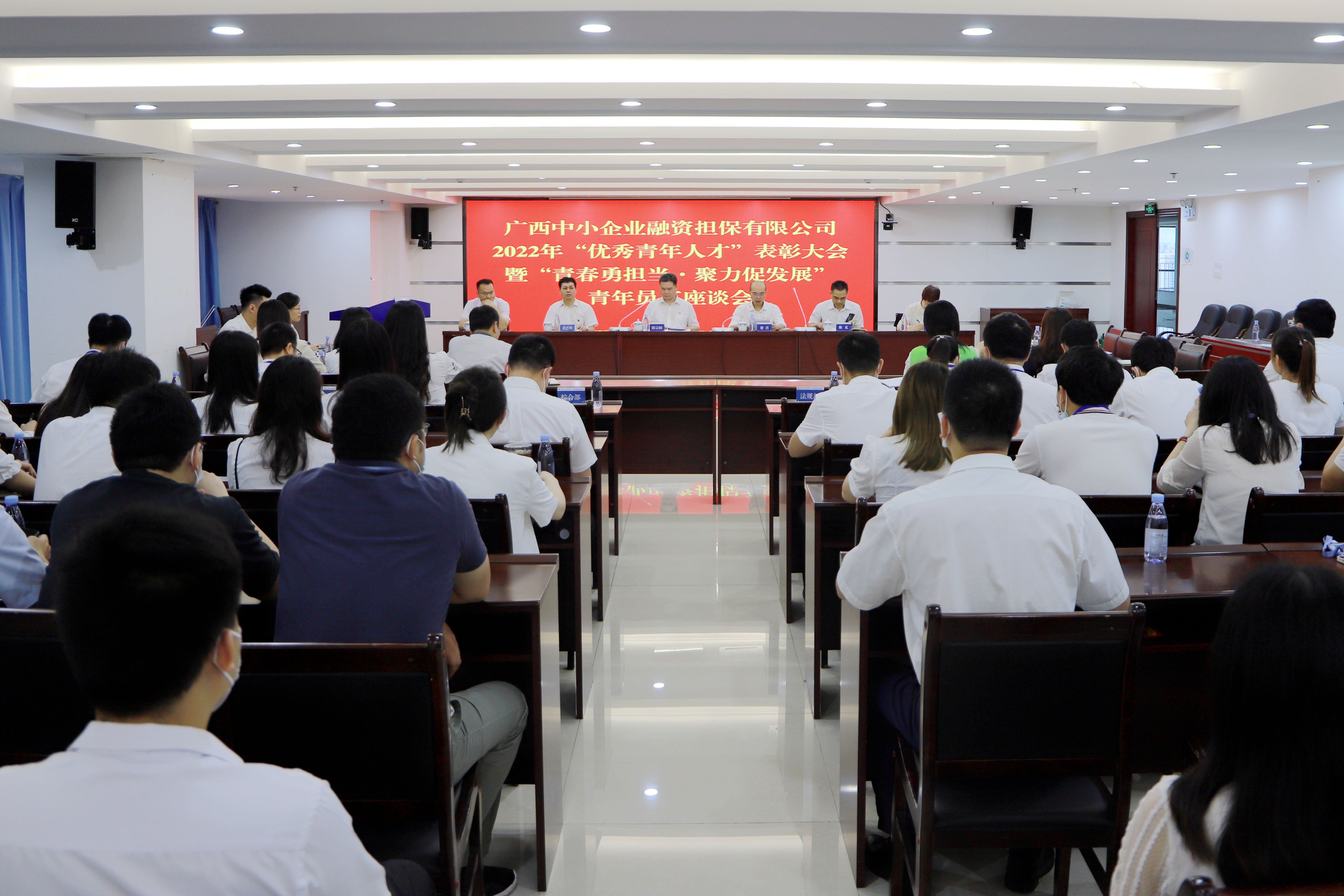黨委書(shū)記講專題黨課，熱議建團(tuán)百年有我！中小擔(dān)保召開(kāi)“優(yōu)秀青年人才”表彰大會(huì)暨“青春勇?lián)?dāng) 聚力促發(fā)展”青年員工座談會(huì)